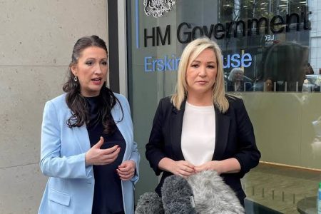 O’Neill, Little-Pengelly vow zero tolerance for hate crimes in Northern Ireland Michelle O'Neil - Northern Ireland First Minister and Emma Little-Pengelly Deputy First Minister