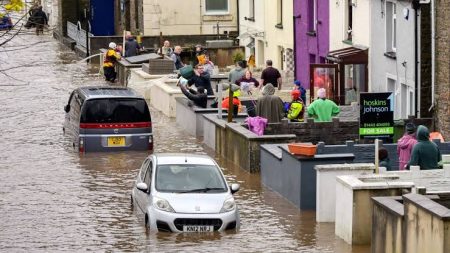 UK braces for floods despite ongoing drought warnings Random Picture of a flooded area in UK