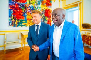 Macron vows stronger security support for Nigeria Bola Tinubu and Emmanuel Macron