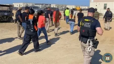 Hundreds detained in immigration raid at Hyundai battery plant in Georgia