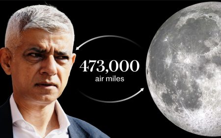 Khan under fire for air miles carbon footprint London Sodiq Khan
