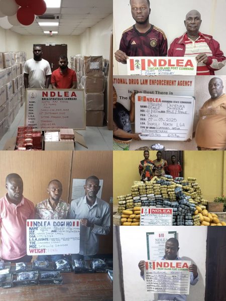 Operatives of the National Drug Law Enforcement Agency (NDLEA) have apprehended an Indian national, Gupta Kumar, alongside three Nigerian collaborators, over trafficking multi-billion
