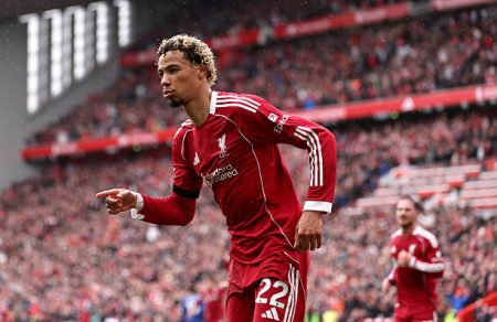 Ekitike shines in Liverpool’s derby win, scoring again to deepen Slot’s striker dilemma as Isak waits; fans already hail him as Anfield’s new hero.