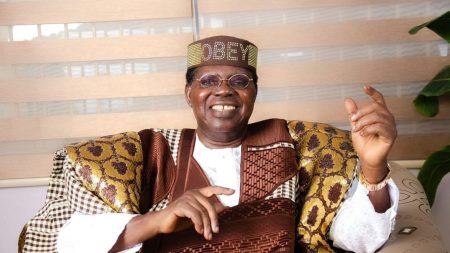 Veteran Nigerian juju musician, Ebenezer Obey
