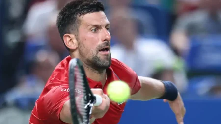 Djokovic survives Cilic in Shanghai Masters, winning 7-6, 6-4; veteran clash highlights intensity, with Djokovic into the third round vs Hanfmann.