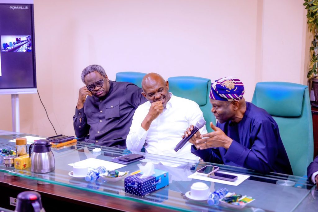 FG representatives and Tony Elumelu