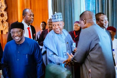 NEC backs Tinubu’s plan to overhaul security training, forms committee to drive reforms Vice President Kashim Shettima at NEC