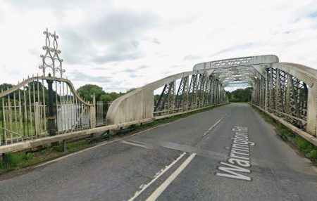 Major emergency operation after person found in River Weaver at Acton Swing Bridge Acton Swing Bridge