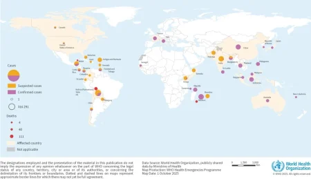 America, Indian Ocean islands drive 2025 global Chikungunya surge A resurgence of chikungunya virus (CHIKV) disease has been reported across 40 countries in 2025, marking a significant uptick in transmission