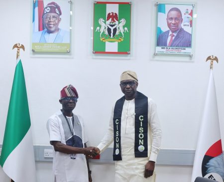 Olukoyede underscores data’s role in national growth EFCC Chairman Ola Olukoyede and Goddy Ebuh