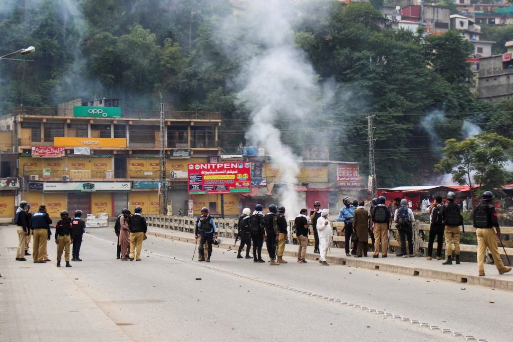protests in Pakistani-administered Kashmir