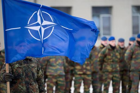 UK reservists step up NATO training amid rising security concerns NATO flag