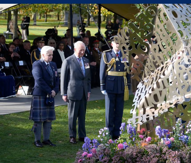 King Charles honours LGBT veterans at first national memorial King Charles at the burial with his flowers