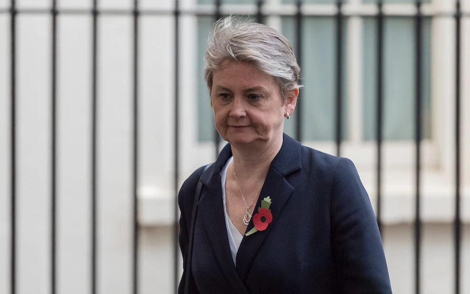 Foreign Secretary Yvette Cooper