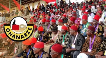 Ohanaeze Ndigbo denounces planned October 20 protest, warns of political manipulation and urges peaceful resolution of Nnamdi Kanu’s case.