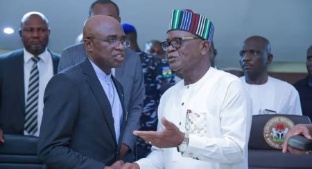Governor Alia and ex-Governor Ortom clash over ₦100bn Benue loan approval.