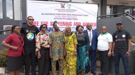 Olusosun residents get free eye care from Lagos health ministry, OAGH Residents of Olusosun Community in Ojota, Lagos, have benefitted from a free eye care outreach organised by the Lagos State Ministry of Health through