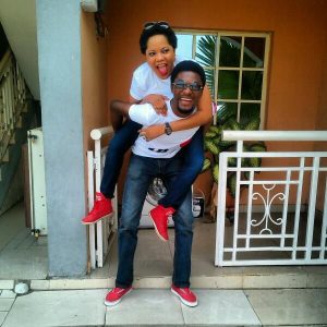 Toyin Abraham and Adeniyi Johnson