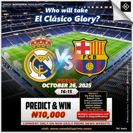 El Clásico predict & win ₦10,000!