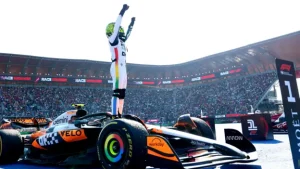 Norris dominates Mexico GP to take F1 Title lead Lando Norris dominated the Mexico GP to reclaim the F1 title lead, finishing 30s ahead of Leclerc as Verstappen took third and rookie Bearman impressed in fourth.