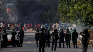 Protest Crowd Erupts as Biya, 92, Wins Controversial Election
