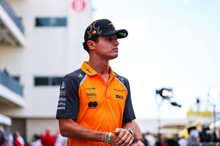 Lando Norris tops US GP practice ahead of Piastri and Hulkenberg as McLaren lead in Austin; Verstappen fifth, Hamilton eighth before sprint qualifying.