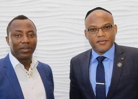 Omoyele Sowore announces peaceful protest on October 20 in Abuja demanding release of IPOB leader Nnamdi Kanu.