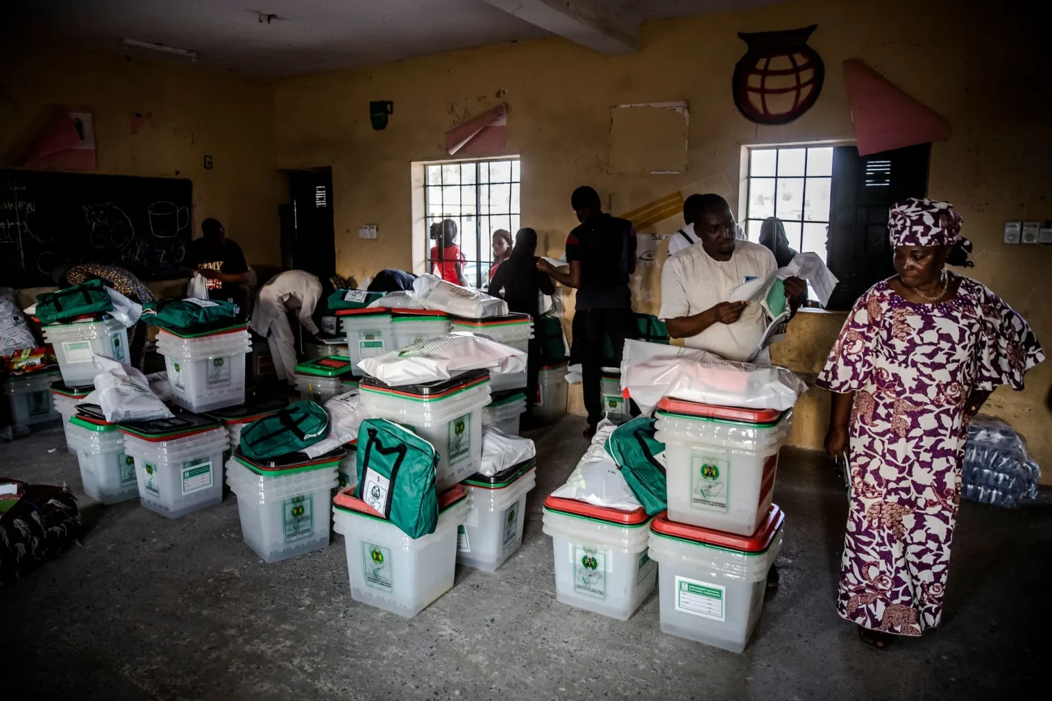 INEC begins distribution of election materials ahead of Anambra governorship poll INEC officials load election materials at the Central Bank of Nigeria office in Awka ahead of the Anambra 2025 governorship poll under heavy security.