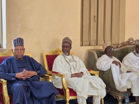 Shettima leads FG delegation to condole environment minister over his mother's death