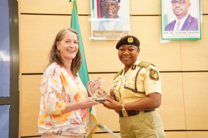 Nigeria, German Embassy pledge stronger partnership on migration, border security Annett Günther and Kemi Nandap