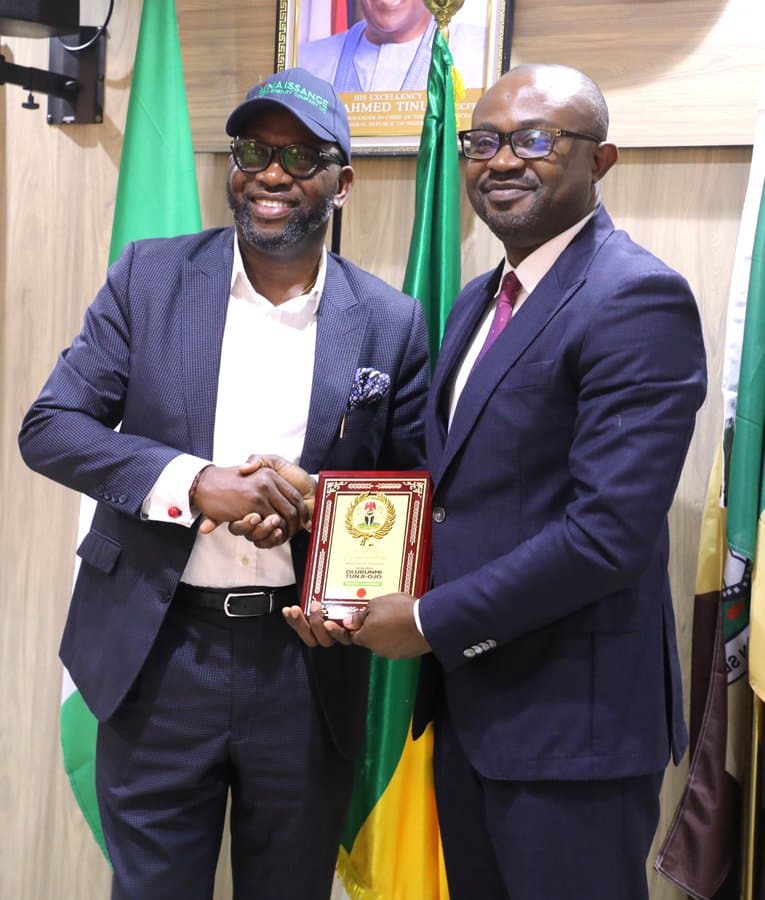 Tunji-Ojo reaffirms tech-driven reforms for national security, efficiency Olubunmi Tunji-Ojo and Tony Attah.