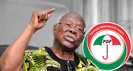 Bode George rejects dissolution of PDP Board of Trustees by Wike-backed faction, calls move illegal and harmful to party unity.