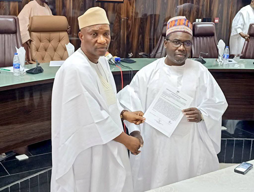 INEC chair swears in Rahmon Tella as new Oyo State REC Amupitan swears in Rahmon Tella as Oyo Rec