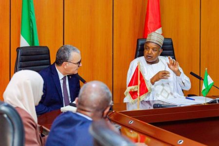 Abubakar Bagudu and Samir Abdelhafidh