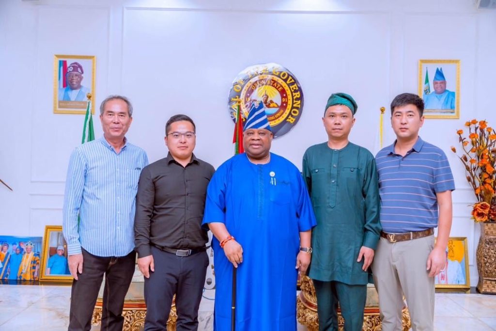 Osun welcomes Chinese investors to free trade zone, Adeleke promises full support Governor Adeleke meets Chinese investors in Osogbo to discuss investment in Osun Free Trade Zone.