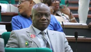 Hon. Bamidele Salam speaking on the need to remove street children from Abuja roads.