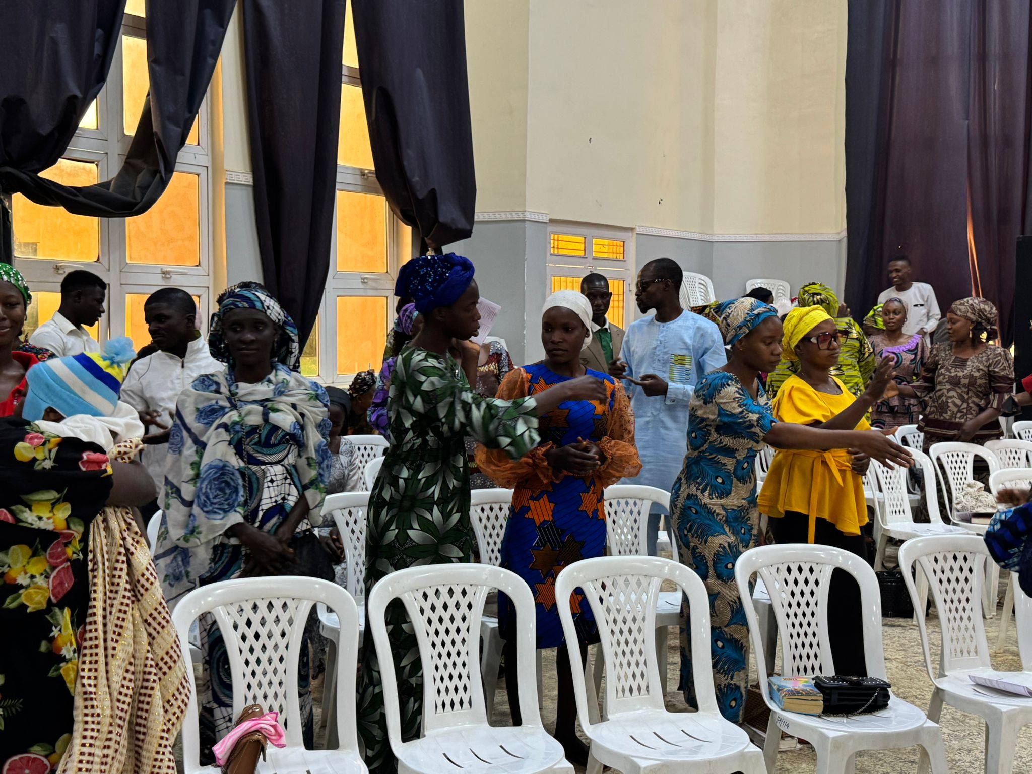Dr Bernard Doro in church