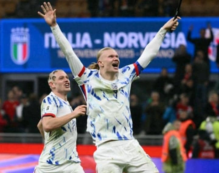 Haaland rejoice as Norway reaches first world cup in 27 Years Erling Haaland