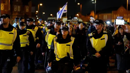 West Midlands Police say Maccabi fans were banned over “significant hooliganism,” not antisemitism, after unrest fears ahead of the Villa Park Europa clash.