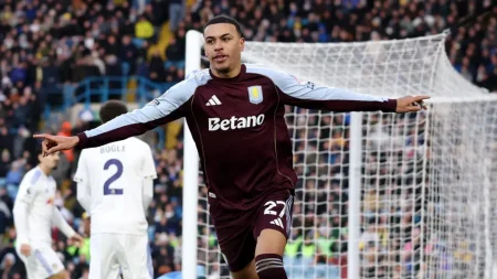 Rogers shines as Aston Villa stun Leeds at Elland road