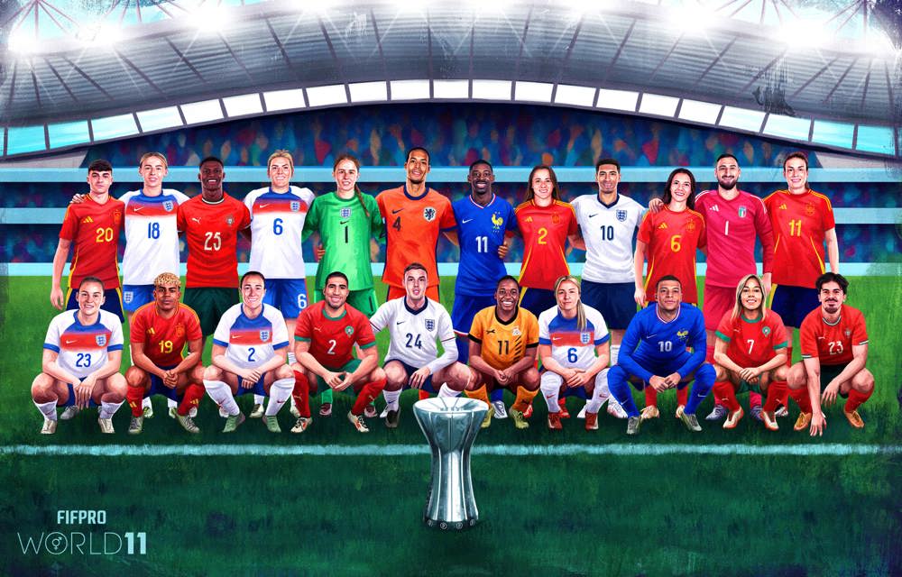 FULL LIST: Bellingham, Mbappé,Yamal lead FIFPro Men’s World 11 2025 lineup 2025 FIFPro Men’s World 11