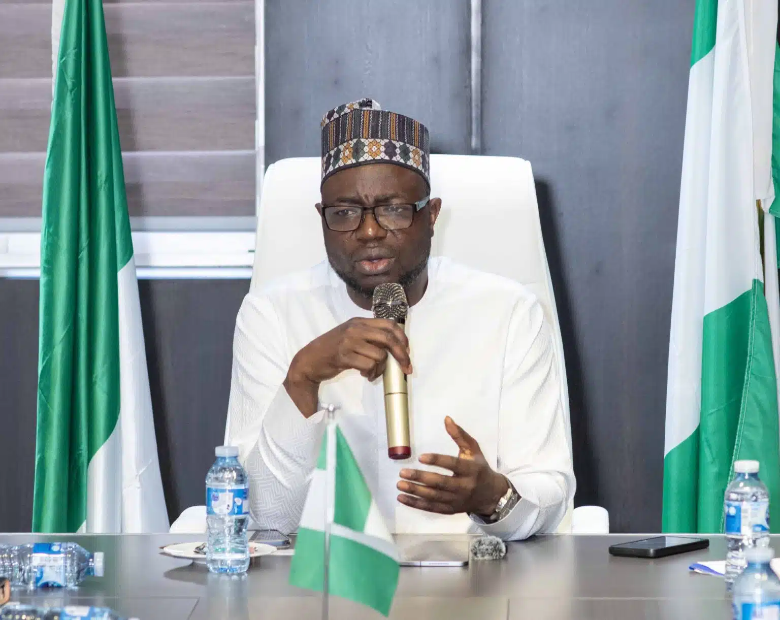 Doro to tackle poverty, protect environment with green innovation Hon. Dr. Bernard Doro during IOM’s visit to the Ministry