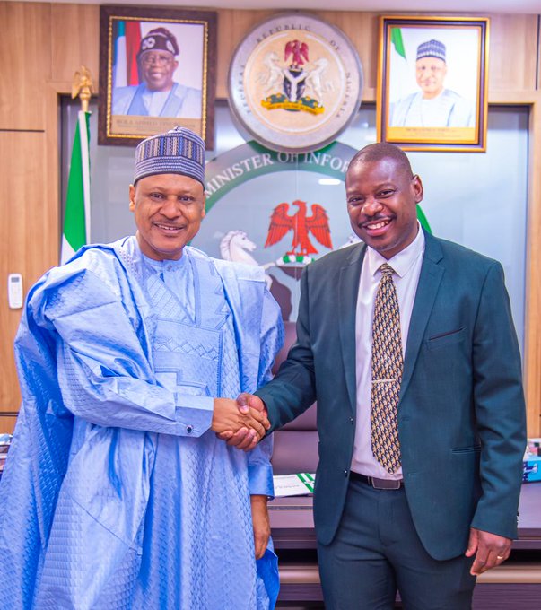 UNESCO media, MIL centre to launch in Abuja in February Mohammed Idris and UNESCO's Jean-Paul Abiaga