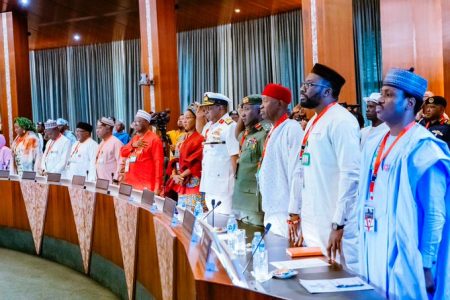 Kashim Shettima representing Bola Tinubu