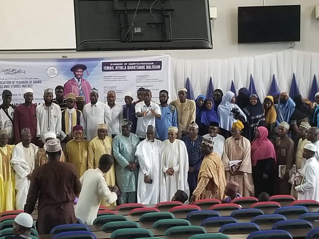Islamic scholars launch book for Late Prof Balogun Dignitaries at the NATAIS event