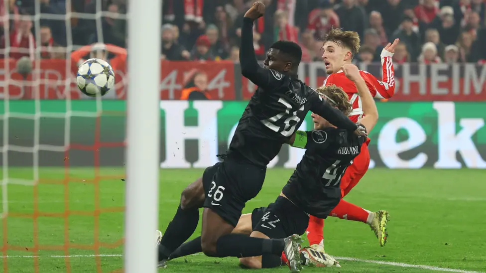 Karl shines as Bayern roar back to beat Sporting Bayern beat Sporting 3-1 after Kimmich’s own goal, with Gnabry, teen star Karl and Tah scoring to complete the comeback in Munich.