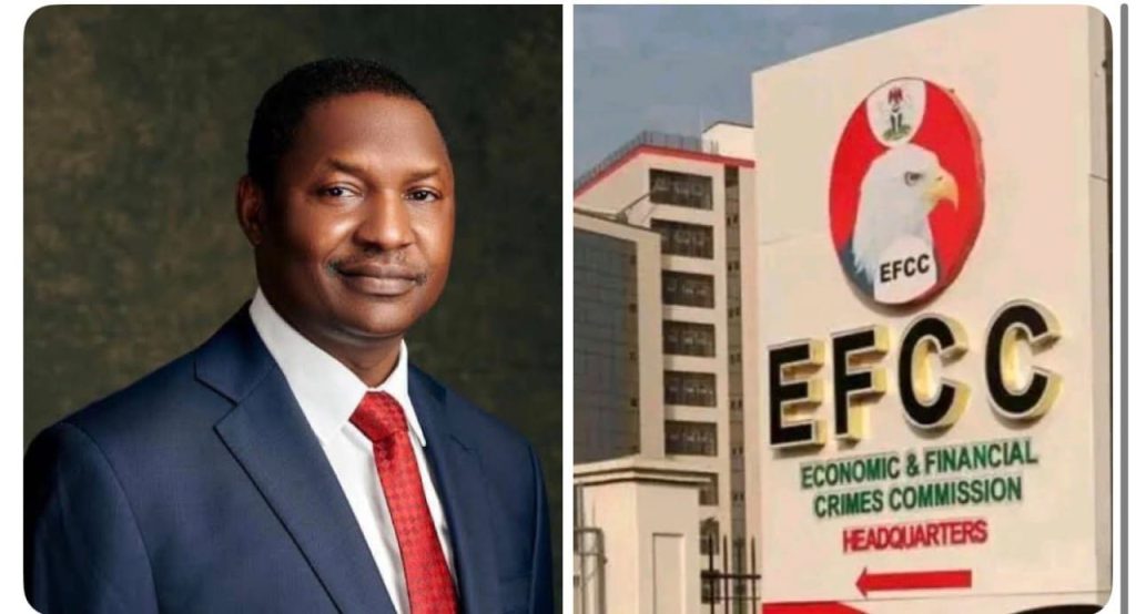 EFCC denies political motive in Malami’s continued detention EFCC spokesperson Dele Oyewale addressing claims over Abubakar Malami’s bail status.