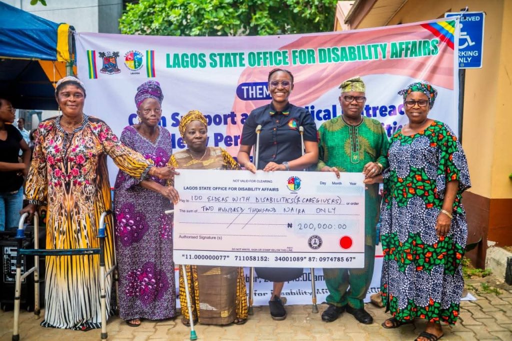 Lagos reinforces social protection for elderly PWD The Lagos State Government has reinforced its social protection agenda by extending financial and medical support to elderly persons with