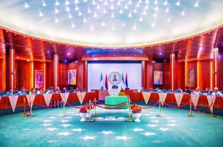 Federal Executive Council meeting at the Presidential Villa ahead of approval of the 2026 budget.