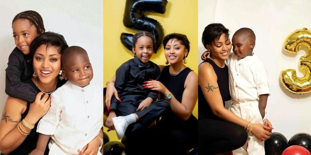Regina Daniels addresses separation from children Regina Daniels and her kids